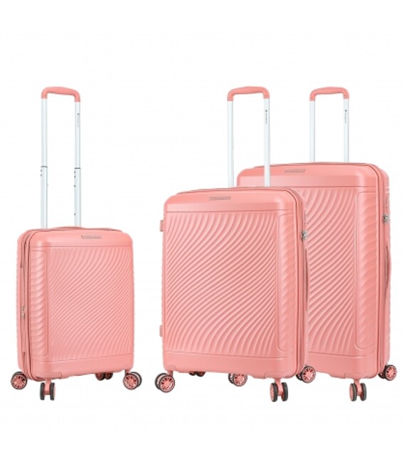 Набор Чемоданов Snowball 49703 3 в 1 розовое золото фото, картинка, изображение