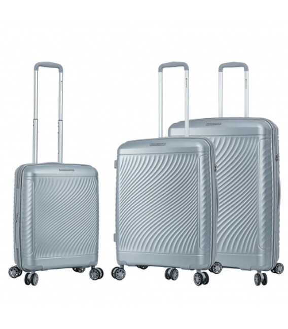 Набор Чемоданов Snowball 49703 3 в 1 серебристый фото, картинка, изображение