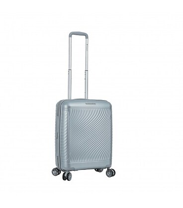 Чемодан Snowball 49703 маленький S серебристый фото, картинка, изображение