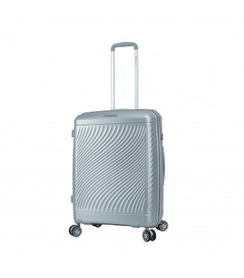 Чемодан Snowball 49703 средний M серебристый фото, картинка, изображение