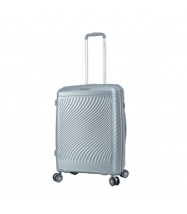 Чемодан Snowball 49703 Midi серебристый фото, картинка, изображение