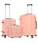 Набір Валіз з Кейсом Snowball 51304 3 в 1 рожеве золото - картинка, зображення, фото валізи