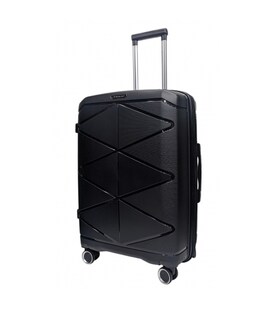 Чемодан Snowball 51304 средний M черный фото, картинка, изображение