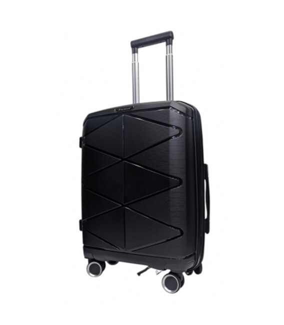 Чемодан Snowball 51304 маленький S черный фото, картинка, изображение