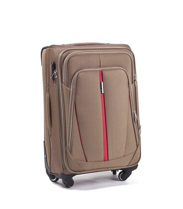 Чемодан Wings 1706 маленький S шампань 4 колесный фото, картинка, изображение