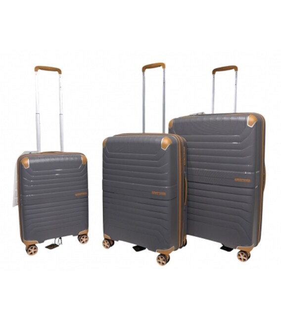 Набір Валіз Snowball 59103 3 в 1 графітовий - картинка, зображення, фото валізи