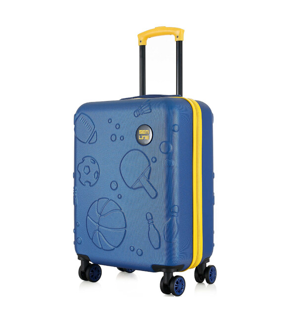 Чемодан детский Semi Line 20" (S) Blue/Yellow (T5888-2) фото, картинка, изображение