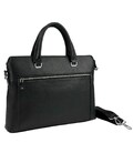 Сумка для ноутбука черная кожаная Tiding Bag A25F-9157-1A фото, картинка, изображение