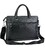 Сумка для ноутбука черная кожаная Tiding Bag A25F-9157-1A фото, картинка, изображение