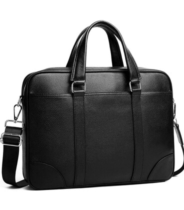 Сумка-портфель чоловіча шкіряна ділова Tiding Bag A25-9904A картинка, зображення, фото