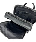 Кожаный черный рюкзак Tiding Bag A25F-8528A фото, картинка, изображение