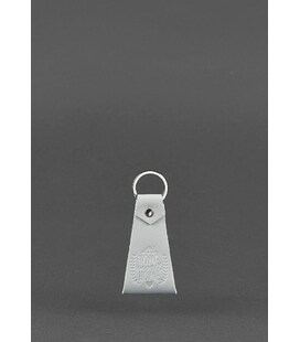 Шкіряний сірий брелок-петля картинка, зображення, фото