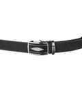 Ремінь-автомат STINGRAY LEATHER 18203 з натуральної шкіри морського ската Чорний картинка, зображення, фото