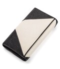 Гаманець жіночий STINGRAY LEATHER 18103 з натуральної шкіри морського ската Чорний картинка, зображення, фото