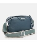 Женская кожаная сумка Borsa Leather K12247n-navy фото, картинка, изображение