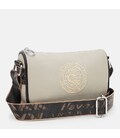 Жіноча шкіряна сумка Borsa Leather K121031cr-beige картинка, зображення, фото