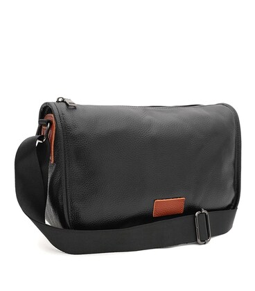 Женская кожаная сумка Borsa Leather K15431bl-black фото, картинка, изображение
