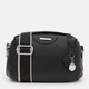 Женская кожаная сумка Borsa Leather K12247bl-black фото
