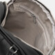 Женская кожаная сумка Borsa Leather K12247bl-black фото