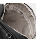 Женская кожаная сумка Borsa Leather K12247bl-black фото, картинка, изображение