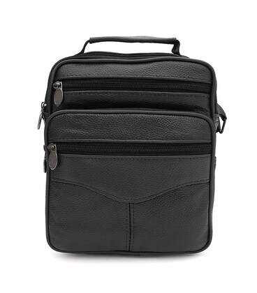 Мужская кожаная сумка Borsa Leather K16681-3bl-black фото, картинка, изображение