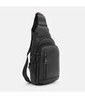 Мужской рюкзак через плечо Borsa Leather K1328b-black фото, картинка, изображение