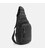 Мужской рюкзак через плечо Borsa Leather K1328b-black фото, картинка, изображение