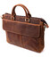 Шкіряний портфель для ноутбука роботи та документів Vintage 14066 Коричневий картинка, зображення, фото