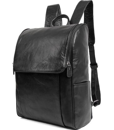 Рюкзак Vintage 14523 шкіряний Чорний картинка, зображення, фото