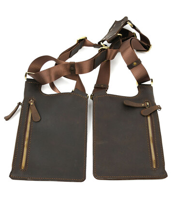 Сумка кобура TARWA RC-2202R-2203L подвійна коричнева фото, картинка, изображение