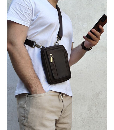 Чоловіча міні сумка через плече TARWA RC-1199-3md картинка, зображення, фото