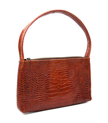 Шкіряна сумка жіноча TARWA GBcroc-hobo-4lx з принтом під рептилію картинка, зображення, фото