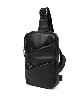 Шкіряний рюкзак слінг рюкзак на одну шлейку GA-0604-3md TARWA картинка, зображення, фото
