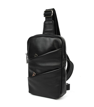 Шкіряний рюкзак слінг рюкзак на одну шлейку GA-0604-3md TARWA картинка, зображення, фото