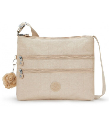 Женская сумка Kipling ALVAR Sparkled Beige (5DV) K12472_5DV фото, картинка, изображение