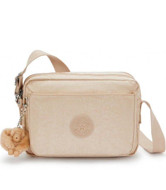 Сумка Kipling ABANU средняя M Sparkled Beige (5DV) KI6831_5DV фото, картинка, изображение