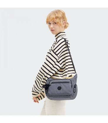 Жіноча сумка Kipling GABBIE S Signature Print (DD2) KI3759DD2 картинка, зображення, фото