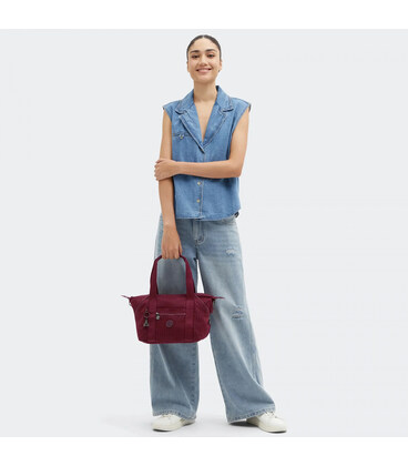 Женская сумка Kipling ART MINI Maroon Tile Jq (9HX) KI3468_9HX фото, картинка, изображение