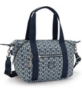 Женская сумка Kipling ART MINI Navy Sign Jq (8DM) KI8028_8DM фото, картинка, изображение