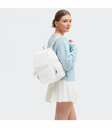 Рюкзак Kipling CITY ZIP S Pure Alabaster (6KH) KI35236KH картинка, зображення, фото