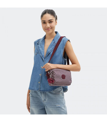 Сумка Kipling ABANU Midi 3Dk Wine (1PB) KI6237_1PB фото, картинка, изображение