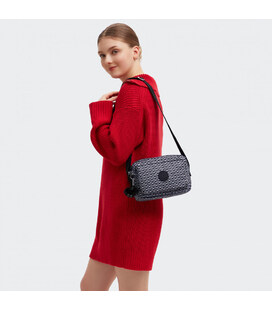 Сумка Kipling ABANU средняя M Signature Print (DD2) KI6237_DD2