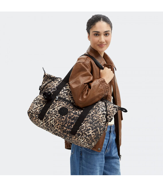 Дорожная сумка Kipling ART средняя M Wild Leopard (6JP) KI6004_6JP фото, картинка, изображение