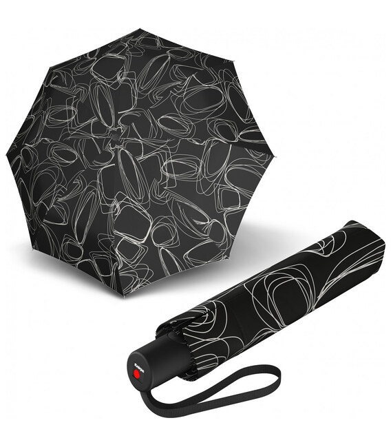 Зонт Knirps A.200 Medium Duomatic Pure Black Kn95 7201 8780 фото, картинка, изображение