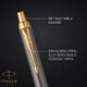 Ручка шариковая Parker IM Grey Lacquer GT BP блистер 21 136 фото