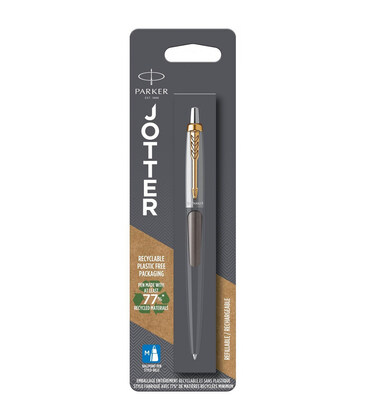 Ручка кулькова Parker JOTTER Grey Lacquer GT BP блістер 14 236 картинка, зображення, фото