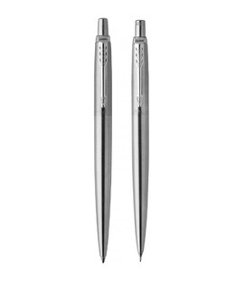 Набір Parker JOTTER Stainless Steel CT BP+PCL (кулькова ручка + олівець) картинка, зображення, фото