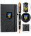 Набор Parker IM UKRAINE Black GT RB Пылающий Трезубец (ручка-роллер + блокнот Parker) фото, картинка, изображение