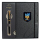 Набір Parker IM UKRAINE Black GT RB Палаючий Тризуб (ручка-ролер + блокнот Parker) картинка, зображення, фото