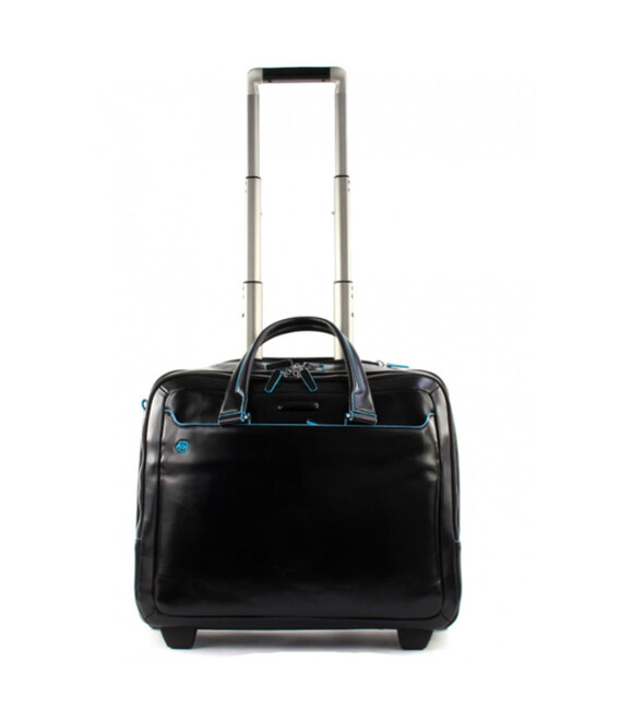 Бізнес-кейс на колесах Piquadro Blue Square (B2) Black BV5014B2_N - картинка, зображення, фото валізи